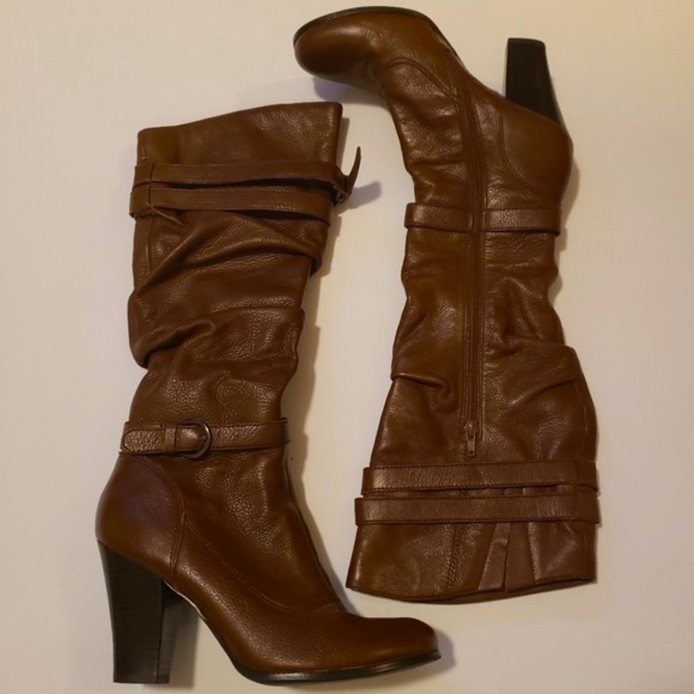 Steve Madden Calf Hunny Brown Boots